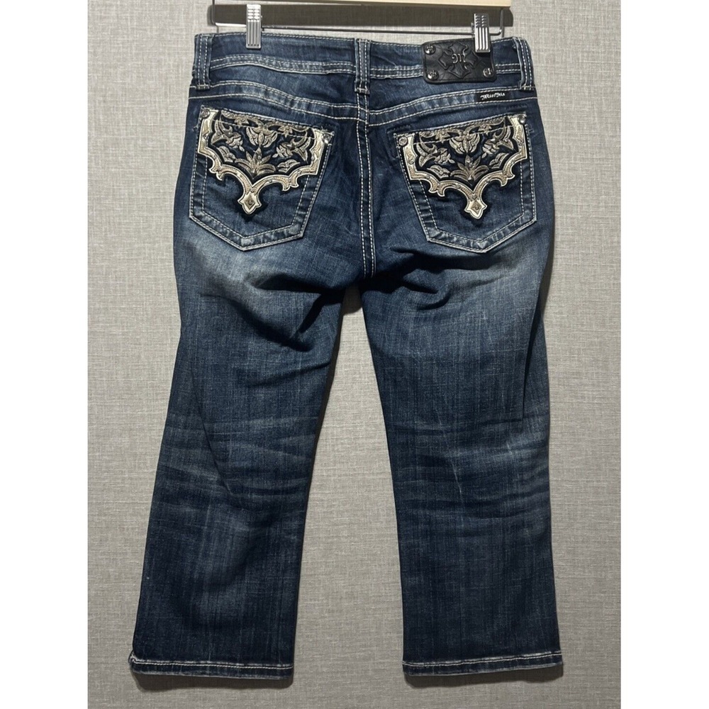 Miss Me Capri Jeans 29 Blue Low-Rise Measures 31x21